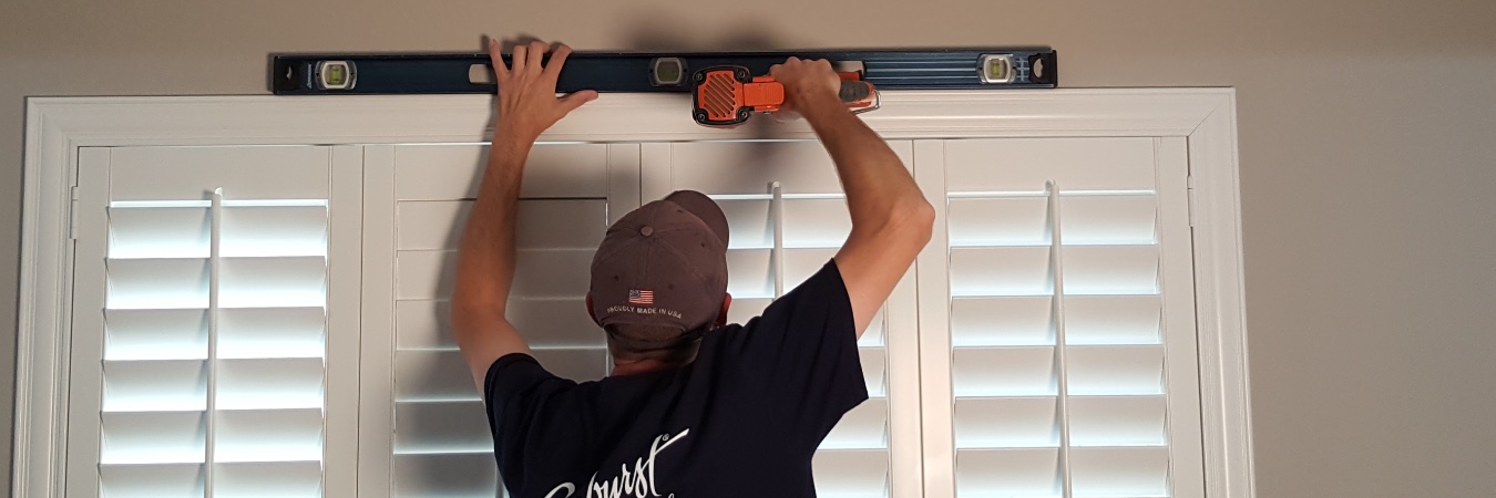 Installing shutters in Austin