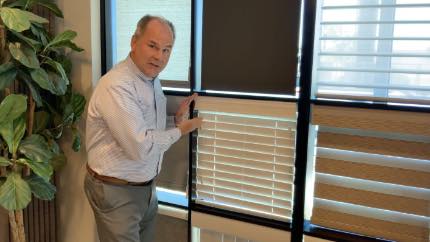 Discussing the differences between blinds, shades, and shutters