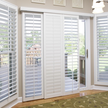 Austin Patio Door Shutter Options Sunburst Shutters Austin