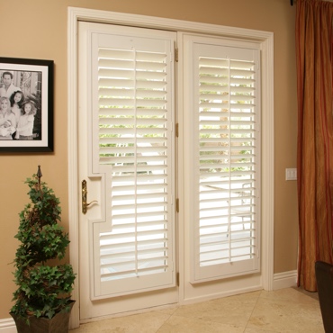 Austin Patio Door Shutter Options Sunburst Shutters Austin