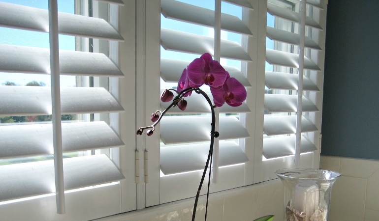 Plantation shutters are made of recyclable wood substitutes. Faux wood plantation shutters in Austin