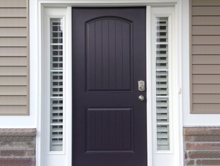 Entryway Sidelight Shutters Sunburst Shutters Austin