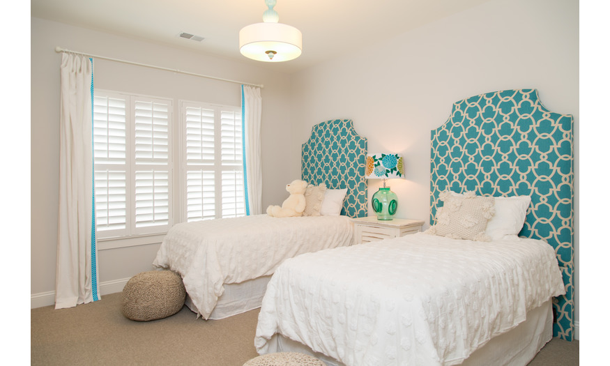 Polywood shutters in a kids bedroom